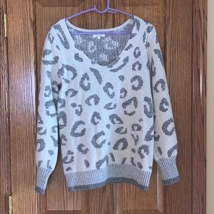 Maurices cheetah print sweater